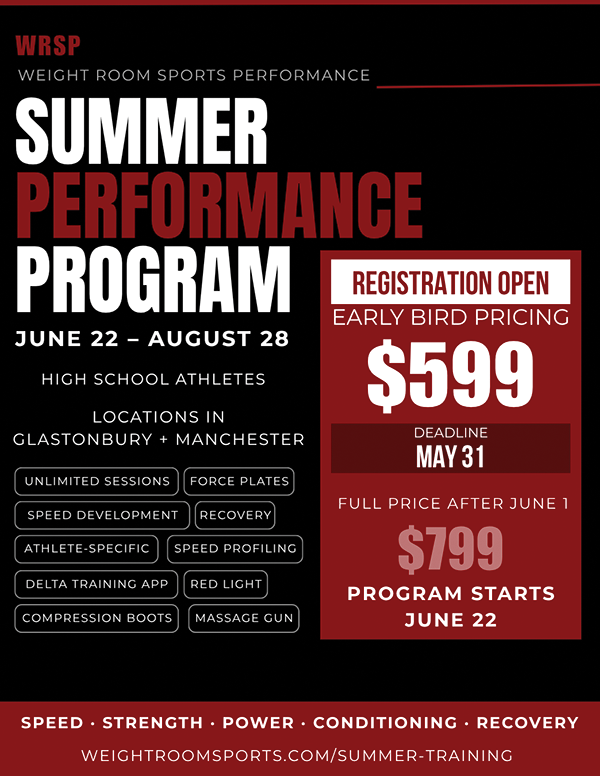 Weight Room Sports Performance Flyer