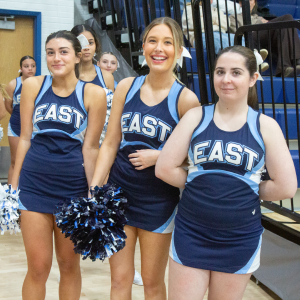 cheerleaders in the gym