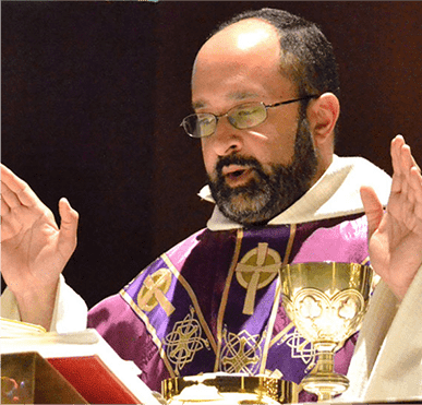 Minister at the pulpit
