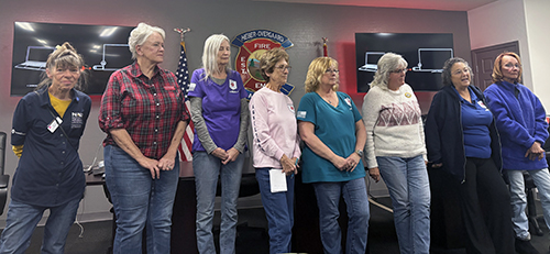 Women volunteers at the local American Legion