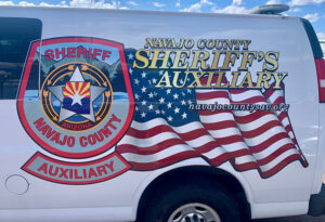 Navajo County Sheriff's Auxiliary van