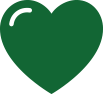 heart carrying olive branch icon