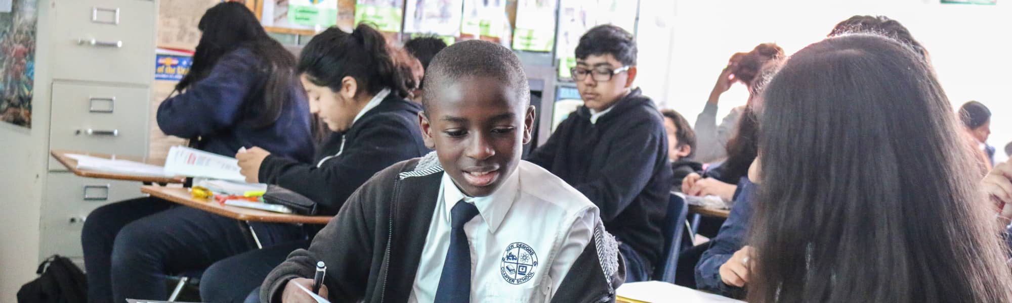 students in class