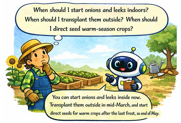 Using Artificial Intelligence in planning your garden. Learn to prompt.