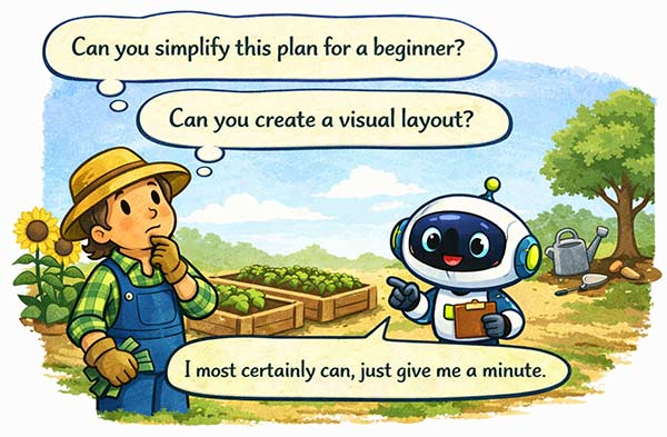 Use AI to refine your plans as things change.