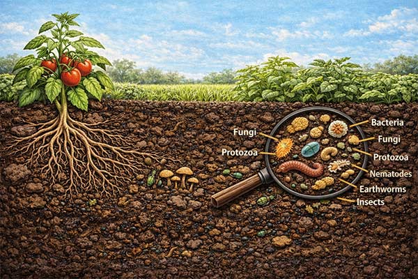 Healthy soil = healthy plants