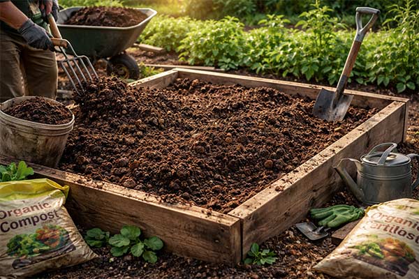 raised bed prep