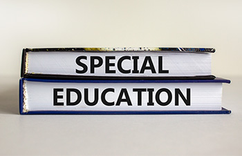 books that have the words special education on them