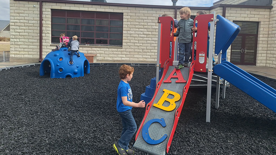 Stockton Grade School Expands Early Childhood Playground Through Community Support