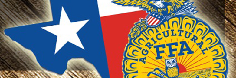 Agricultural FFA logo next to Texas star