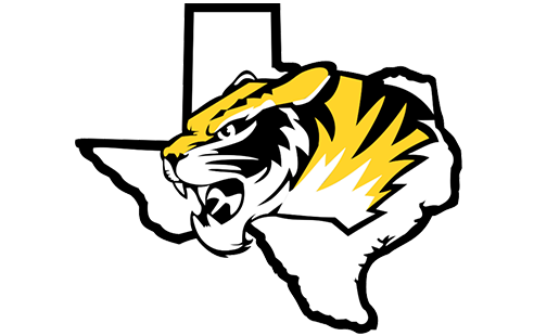 Tiger in state of Texas Blanket logo