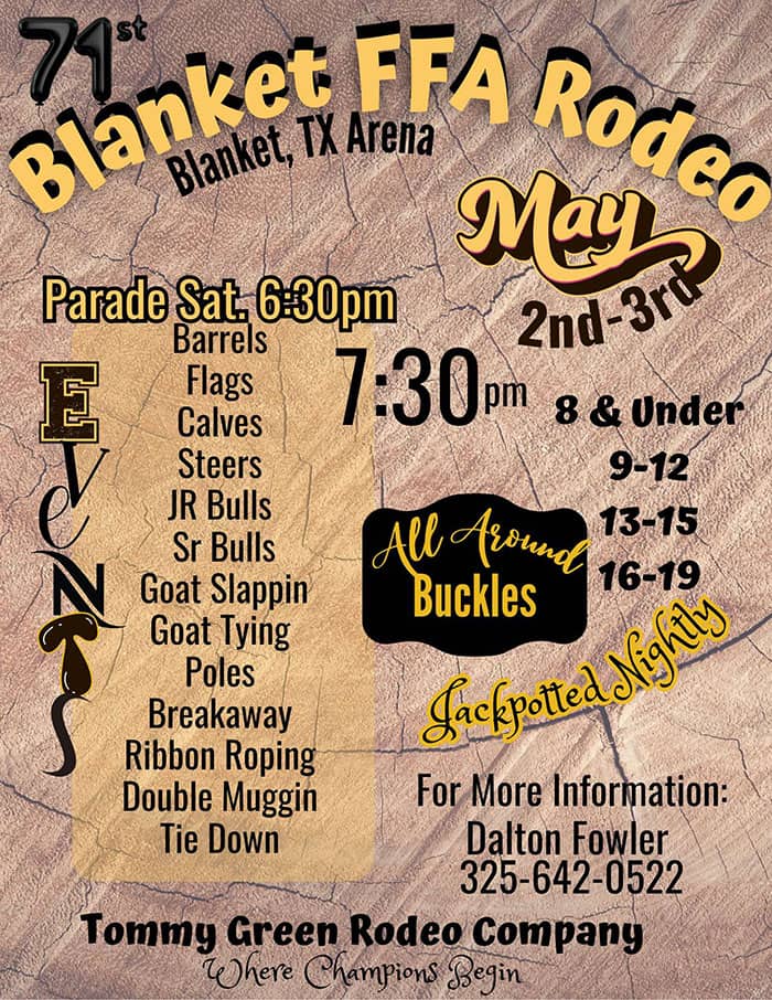 FFA Rodeo Flyer