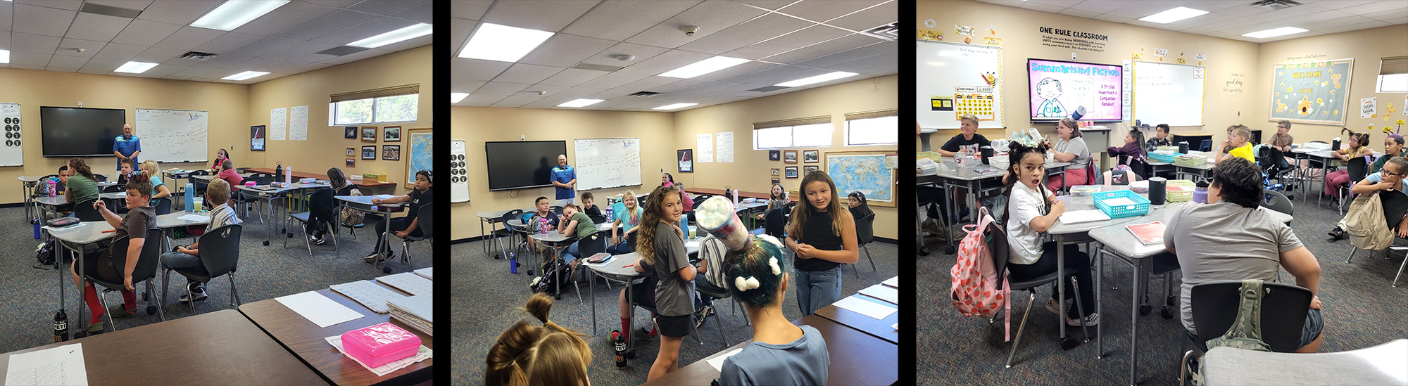 Students on class