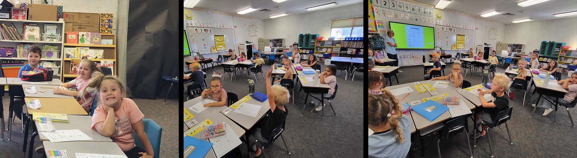 Students in class