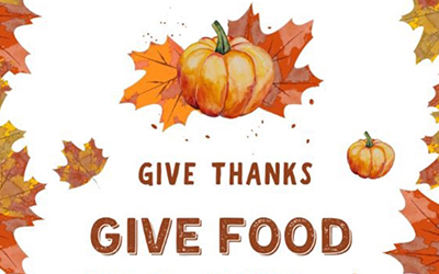 Give Thanks; Give Food!