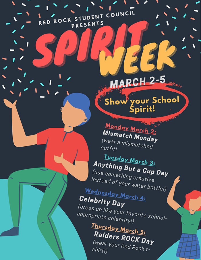 Spirit Week flyer