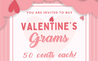 Valentine’s Grams on Sale