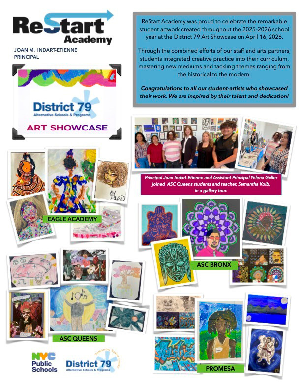 District 79 Art Showcase Collage