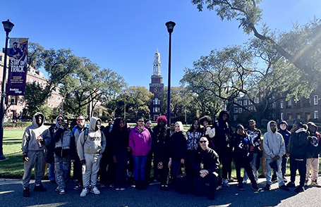 Group photo of students at Brooklyn College