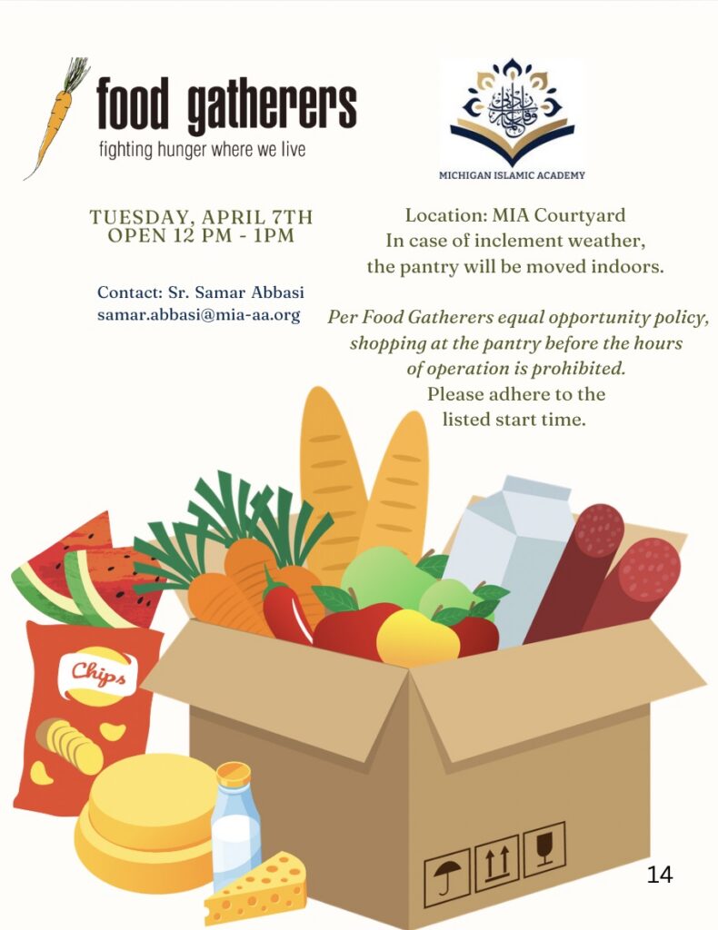 Food Gatherers fighting hunger where we live flyer