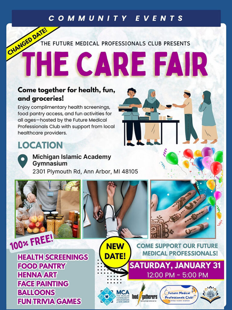 The Care Fair - January 31 from 12:00 - 5:00 p.m. flyer