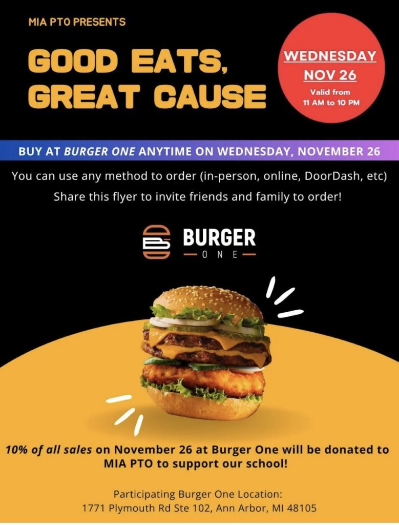 Good Eats, Great Cause flyer