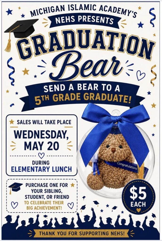 Graduation Bear flyer