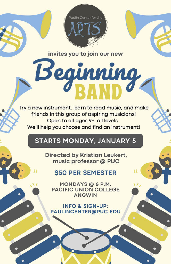 Beginning Band flyer