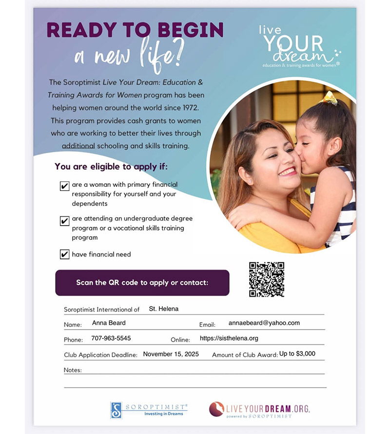 Ready to begin a new life flyer