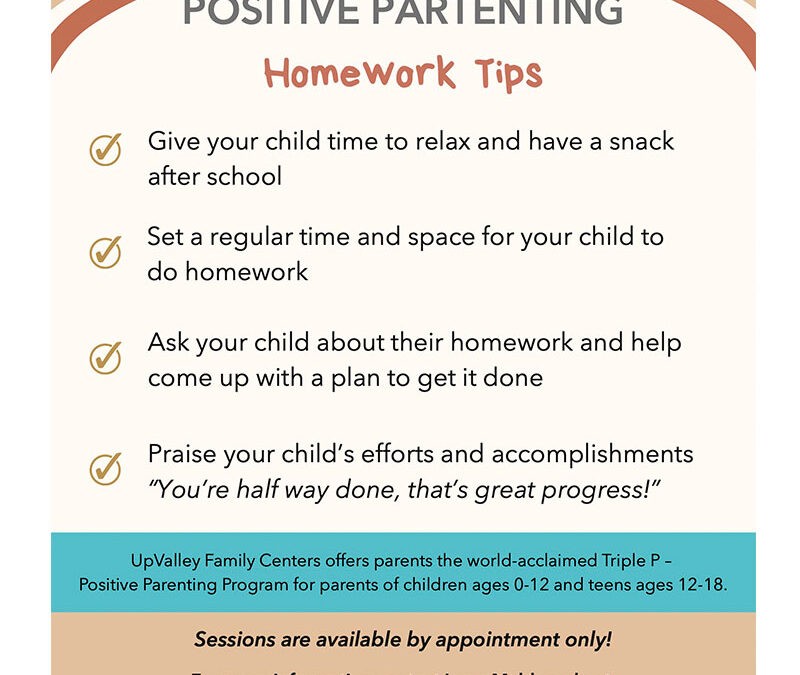 Positive Parenting Homework Tips