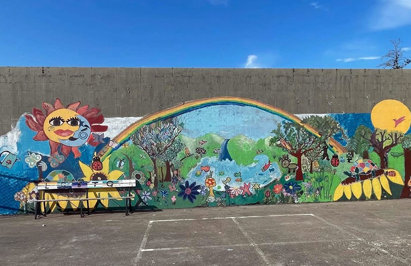 School mural from 2012