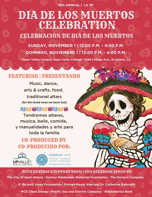 Dia De Los Muertos Celebration flyer