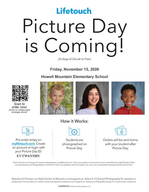 Picture Day Is Coming flyer