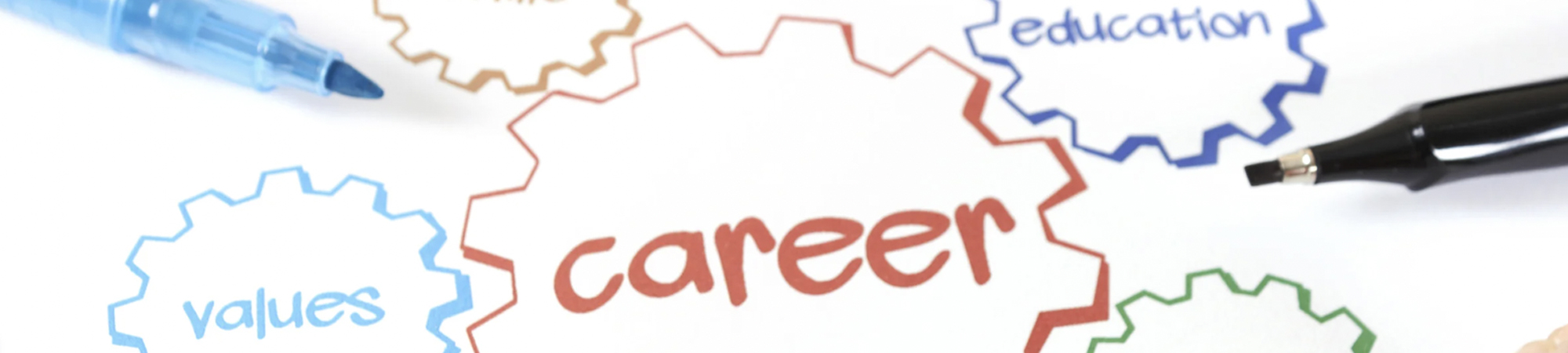 career - education - values concept