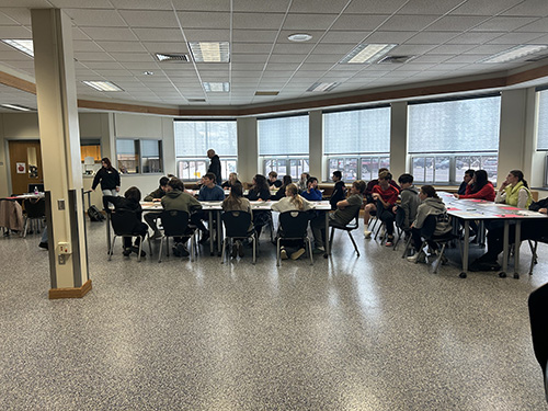 Mrs. Huff’s class in a Contact Technologies classroom