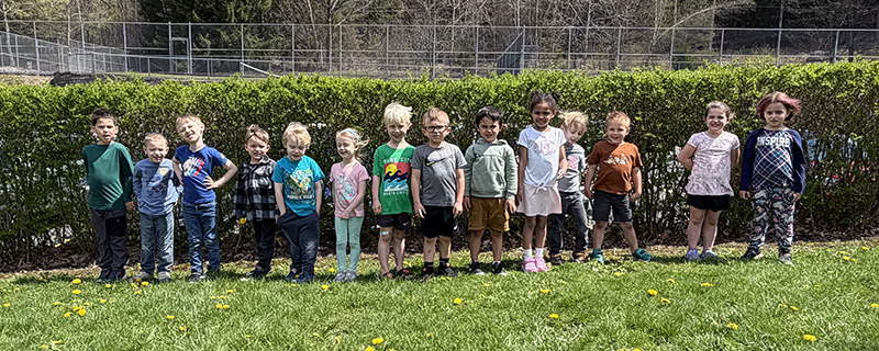 Pre-K loved soaking up the sunshine on this beautiful Earth Day!