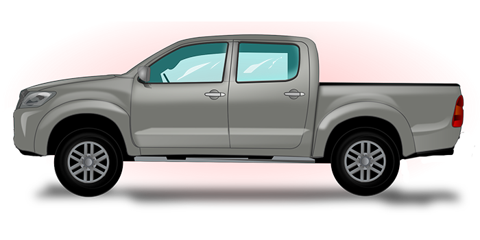 Illustration of a pickup truck