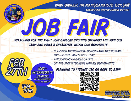 BUSD Job Fair RSVP online form