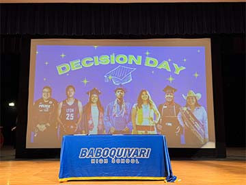 Students on Decision day