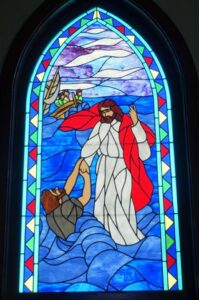 Jesus Saving Peter Close-Up