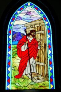 Jesus Knocking Close-Up