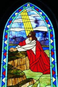 Jesus Praying Close-Up