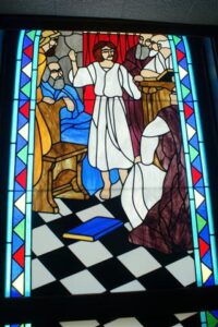 Jesus in the Temple at 12 Close-up