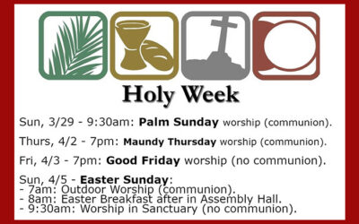 Holy Week