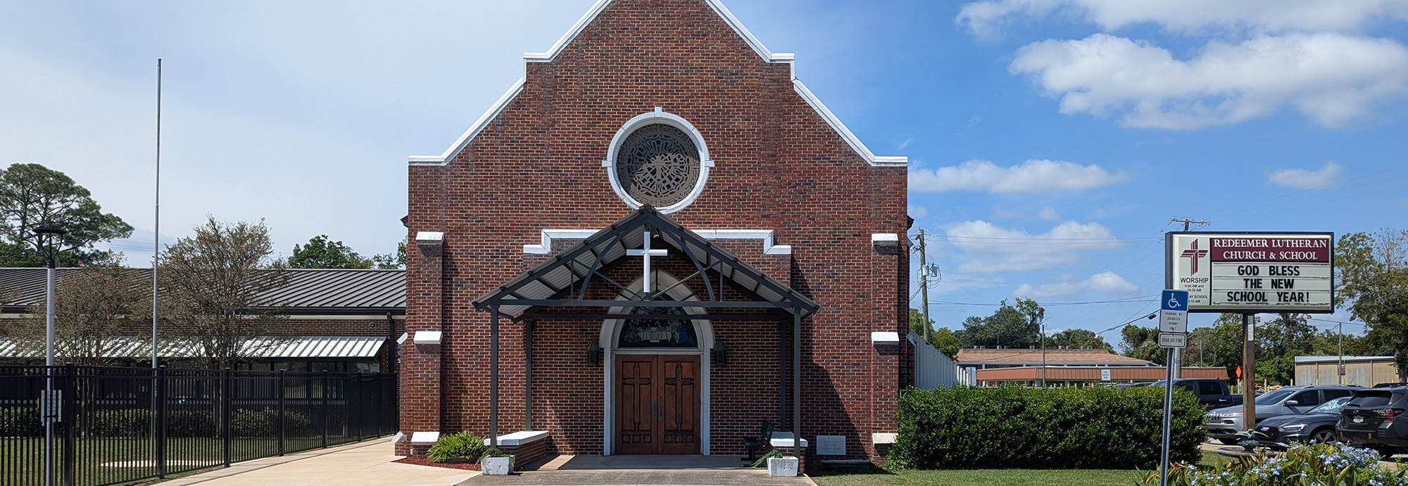 Outside of church