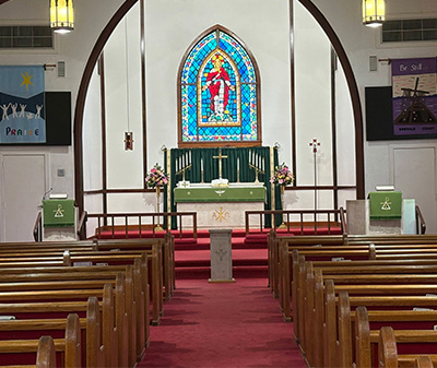 church stage
