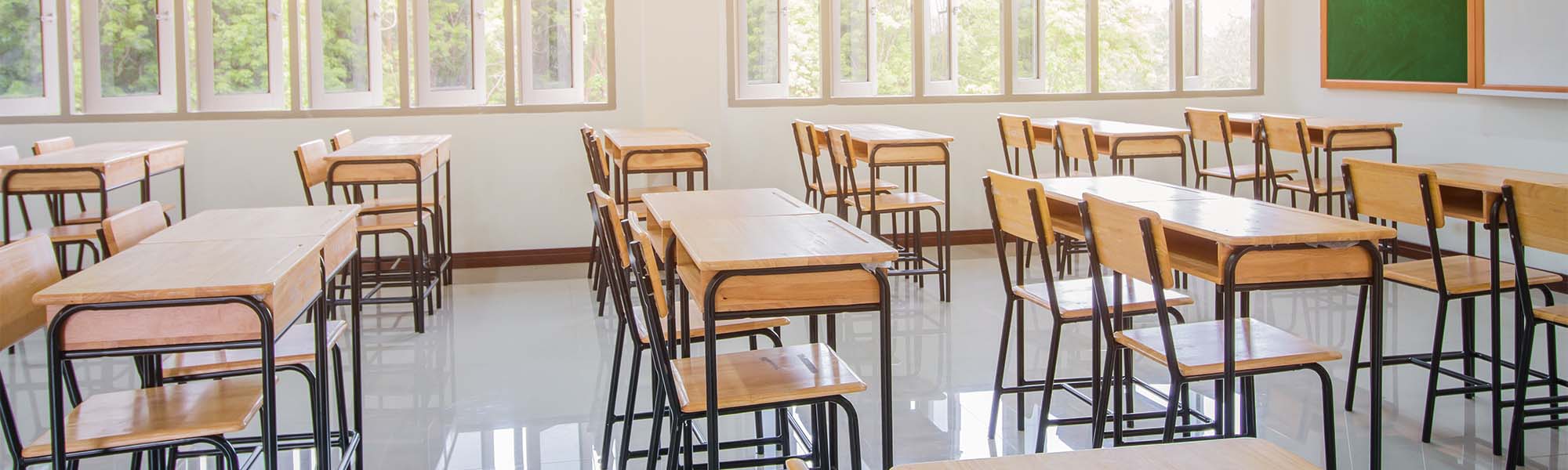 Empty classroom