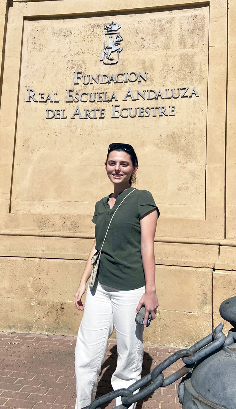Sophia Metcalf traveling