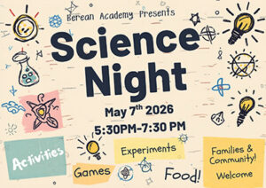 Science Night flyer