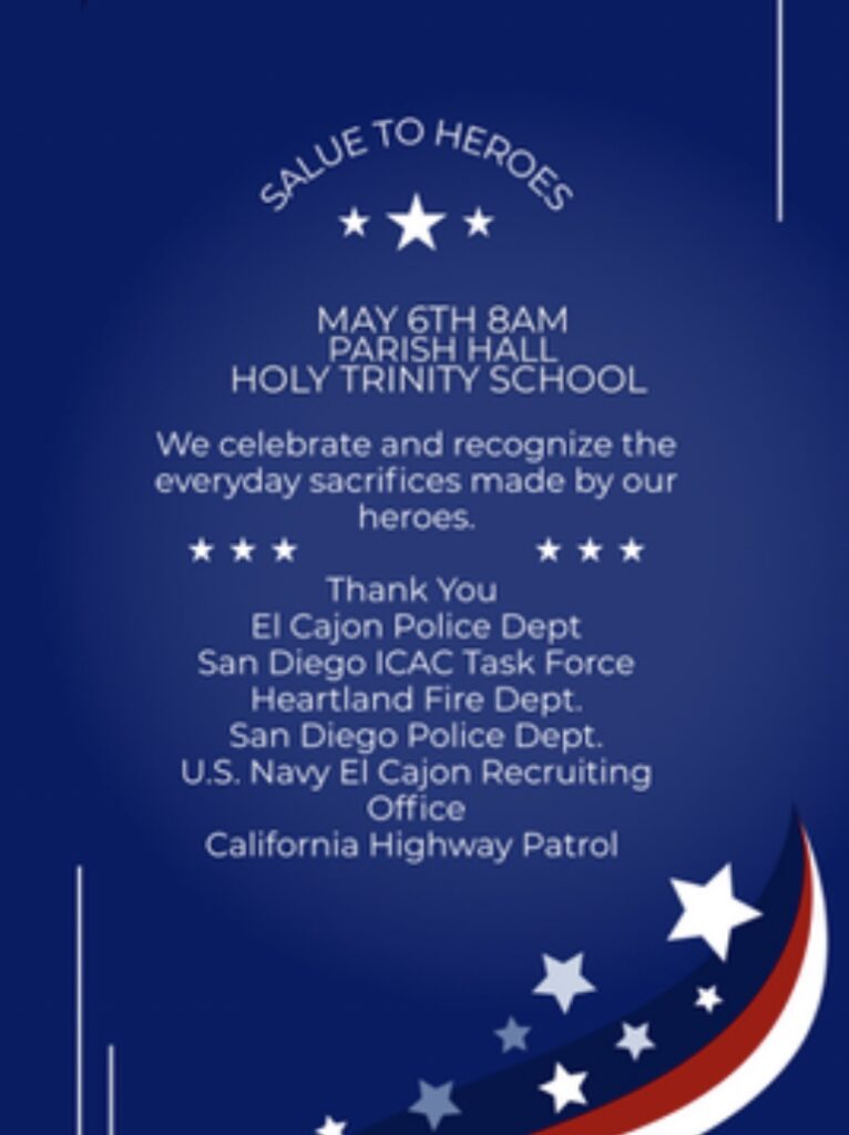 Salute to Heroes flyer
